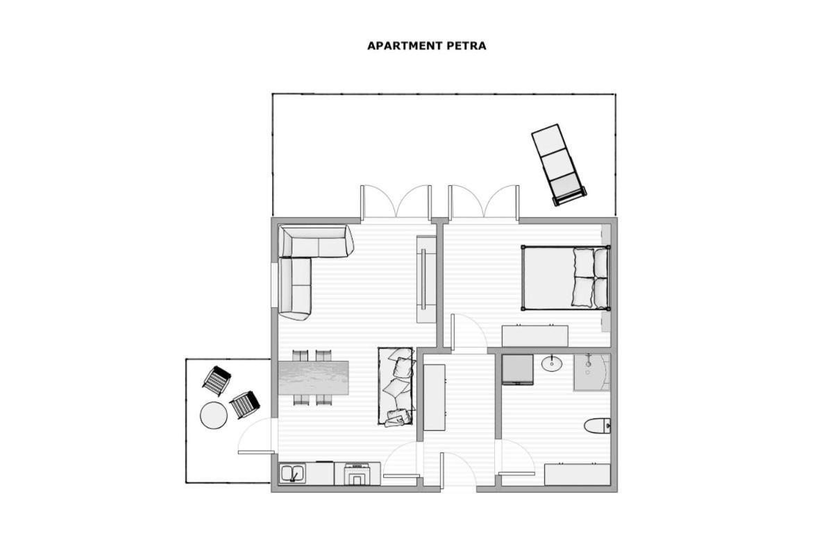 Apartment Petra Kranjska Gora Eksteriør bilde